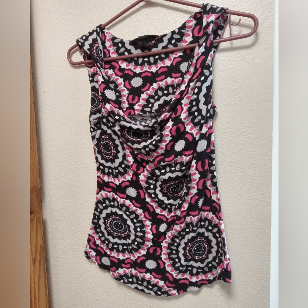 INC international concepts small dress shirt tank top style